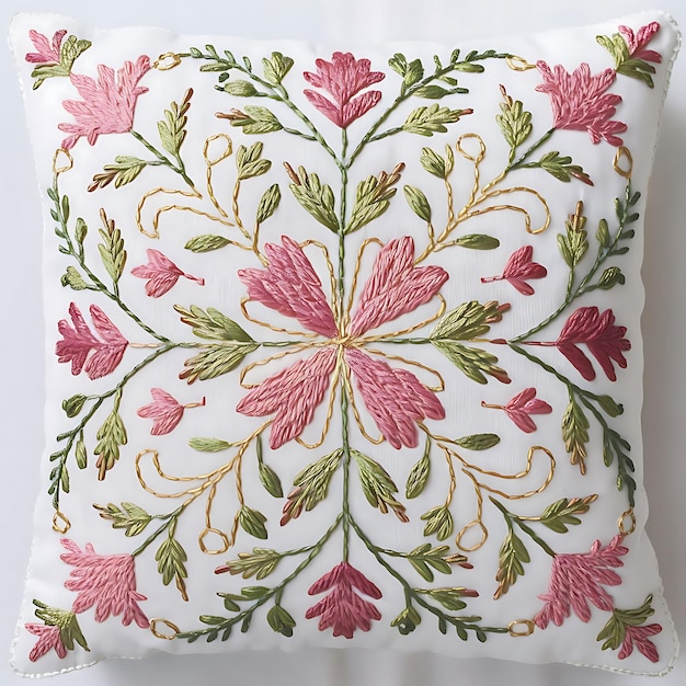 Ręcznie haftowana poszewka